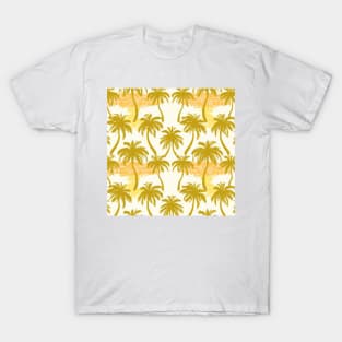 Yellow Palm Tree, a Vibrant and Tropical Look T-Shirt